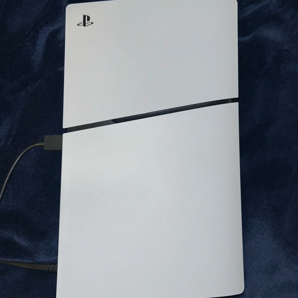 White PS5 Gaming System with White Controller